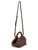 Borsa Ganni Bou Bag Small in pelle color cioccolato