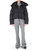 Down jacket over Sportmax Beira in black waterproof fabric