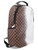 Mochila Sprayground Split marrón y blanco