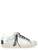 Sneaker Crime London Sk8 Silver Glam in pelle bianca