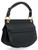 Borsa a mano Ganni Apo-G Mini in pelle nera