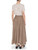 Max Mara Falda 'S Gea en tafetán beige