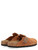 Sabot Birkenstock Boston in pelle color cognac