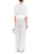 T-shirt Pinko con bustino in cotone bianca 