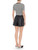 Anine Bing Kam short in black vegan leather