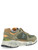 Premiata Mase 7235 sneaker in green leather and fabric