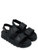 Sandalia Furla de piel negra