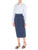 Weekend Max Mara Nolana shirt in light blue and white linen