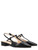 Anna F. slingback in black nappa leather