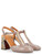 Chie Mihara heeled shoe model Missy in taupe leather