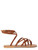 Sandalia K.Jacques St. Tropez Zenobie de ante marrón