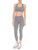 Adidas by Stella McCartney 7/8 leggings in grey technical fabric