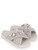 Inuikii Sandalia tejida de algodón gris con piedras