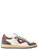Zapatilla 4B12 Play New en piel y ante blanco, rojo y gris