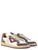 Zapatilla 4B12 Play New en piel y ante blanco, rojo y gris