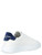 Philippe Model Temple sneaker in white leather and blue heel