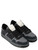 Zapatilla Philippe Model La Grande en piel negra y gris