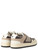 Zapatilla Philippe Model La Grande en piel marrón y arena