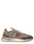 Zapatilla Philippe Model Olympique de malla verde y marrón