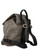 Mochila mediana Borbonese Eco Line en tejido de color natural
