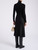 Vestido Elisabetta Franchi de punto canalé y satén negro Vestido Elisabetta Franchi de punto canalé y satén negro