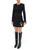 Chaqueta Elisabetta Franchi de crepé doble negro