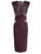 Vestido Elisabetta Franchi en crepé merlot claro  Vestido Elisabetta Franchi en crepé merlot claro