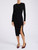 Vestido de punto Elisabetta Franchi con gemelos joya negros Vestido de punto Elisabetta Franchi con gemelos joya negros