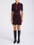 Elisabetta Franchi vestido de punto bouclé merlot Elisabetta Franchi vestido de punto bouclé merlot