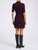 Elisabetta Franchi vestido de punto bouclé merlot Elisabetta Franchi vestido de punto bouclé merlot