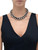 Max Mara Studio Pilly dress in midnight blue envers satin