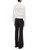 Pantalón Sportmax Hangar de lana elástica marrón oscuro 