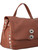 Borsa Zanellato Postina Daily M in pelle martellata marrone canaletto 