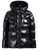 Chaqueta de plumas Pinko Eleodoro en nylon cristal negro