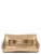 Borsa Clutch Orciani Gossip in pelle color oro