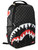 Zaino Sprayground Dripping Sharks in Paris in pelle vegana nero