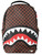 Zaino Sprayground Sawtooth Sharks in Paris in pelle vegana marrone