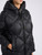 Max Mara Cube Trefe Down jacket  in black water-repellent canvas