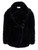 Chaqueta Sportmax Rosaria en tejido negro efecto peluche 