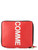 Cartera Comme Des Garçons Wallet Logo Enorme en piel roja Cartera Comme Des Garçons Wallet Logo Enorme en piel roja