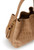 Borsa Elisabetta Franchi a secchiello in suede argilla