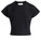 T-Shirt Elisabetta Franchi in jersey nero con lettering