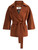 Elisabetta Franchi coat Elisabetta Franchi leather-colored wool cloth