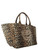 Ganni Shopper Tasche aus Baumwolle mit Leopardenmuster