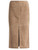 Brown suede skirt