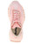 BePositive Space Race Pigment Dye Sneakers in Pink Canvas