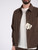 Giacca BePositive in canvas marrone