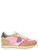 Sneaker Philippe Model Blville in mesh e suede rosa e marrone