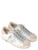 Sneaker Philippe Model Prsx in pelle e suede bianca e rosa