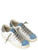 Philippe Model sneakers in white and blue leather and suede